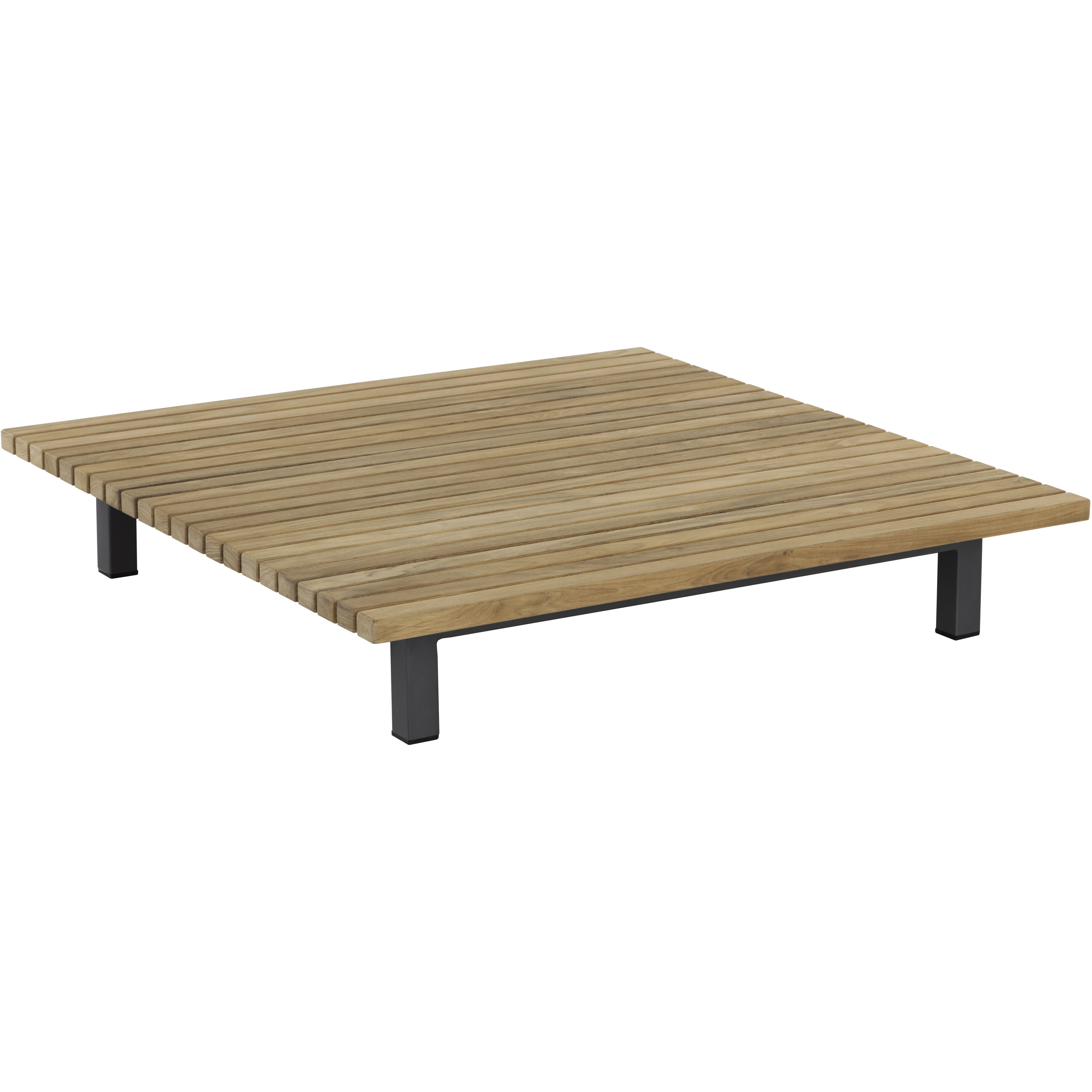Geneve 39.25 X 39.25 inch Natural / Dark Grey Outdoor Coffee Table